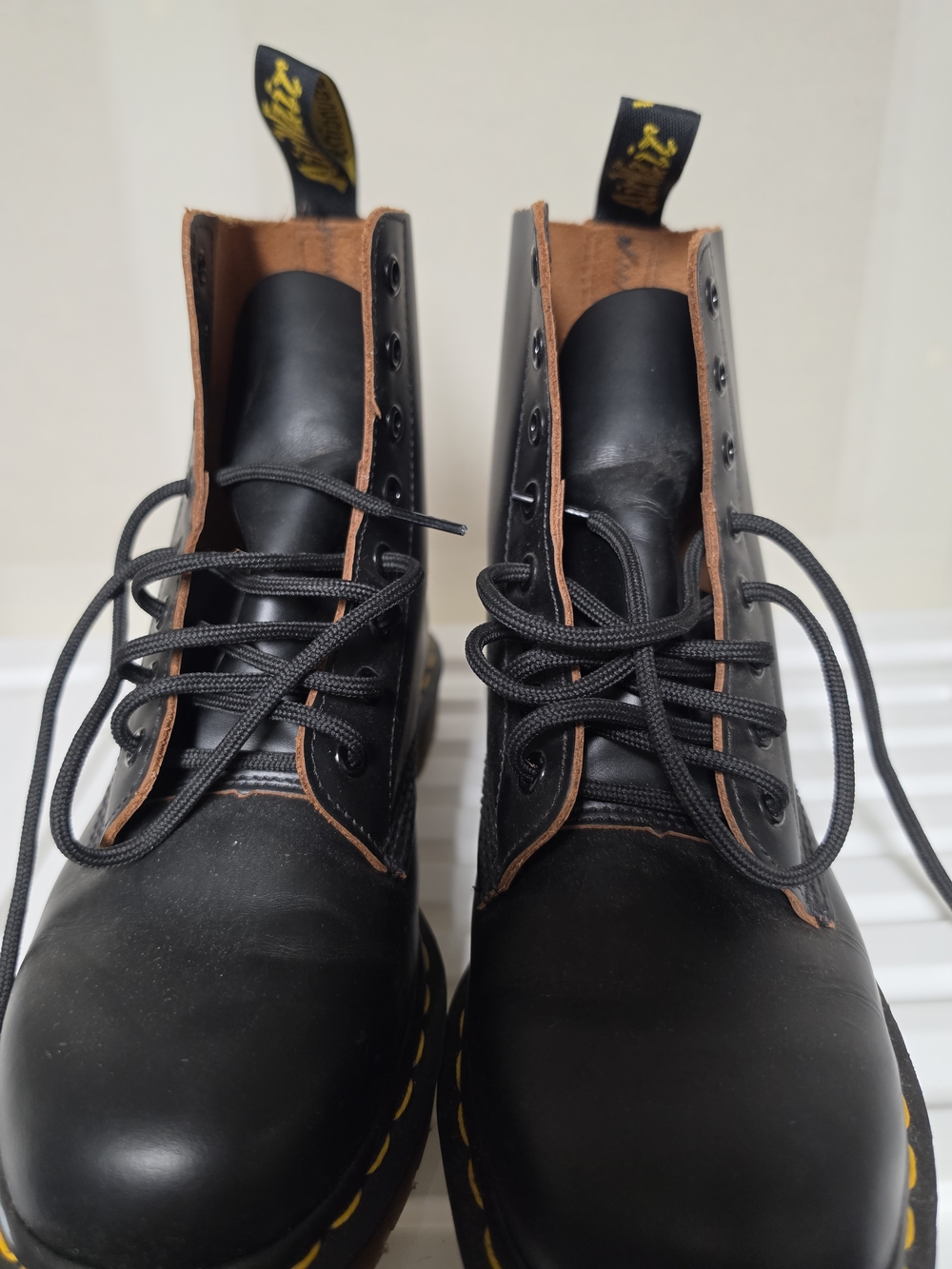 Dr. Martens 1460 - Black Leather Lace-Up Boots